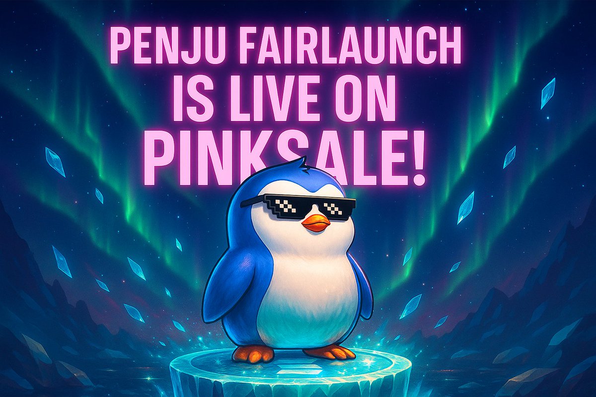 Pixie Penguins (@pixiepenguins) on Twitter photo ๐จ PIXIE PENGUINS HAS LANDED! ๐ง๐ซ
The $PENJU fairlaunch is live โ and the Penguinverse is calling! ๐๐ฅ
๐ Dive in now:
pinksale.finance/solana/launchpโฆ
Forget ordinary. This is next-gen crypto:
๐ง AI-driven tools
๐ฎ Play-to-earn Web3 games
๐จ Verified NFT collection on OpenSea
๐ ๐จ PIXIE PENGUINS HAS LANDED! ๐ง๐ซ
The $PENJU fairlaunch is live โ and the Penguinverse is calling! ๐๐ฅ
๐ Dive in now:
pinksale.finance/solana/launchpโฆ
Forget ordinary. This is next-gen crypto:
๐ง AI-driven tools
๐ฎ Play-to-earn Web3 games
๐จ Verified NFT collection on OpenSea
๐