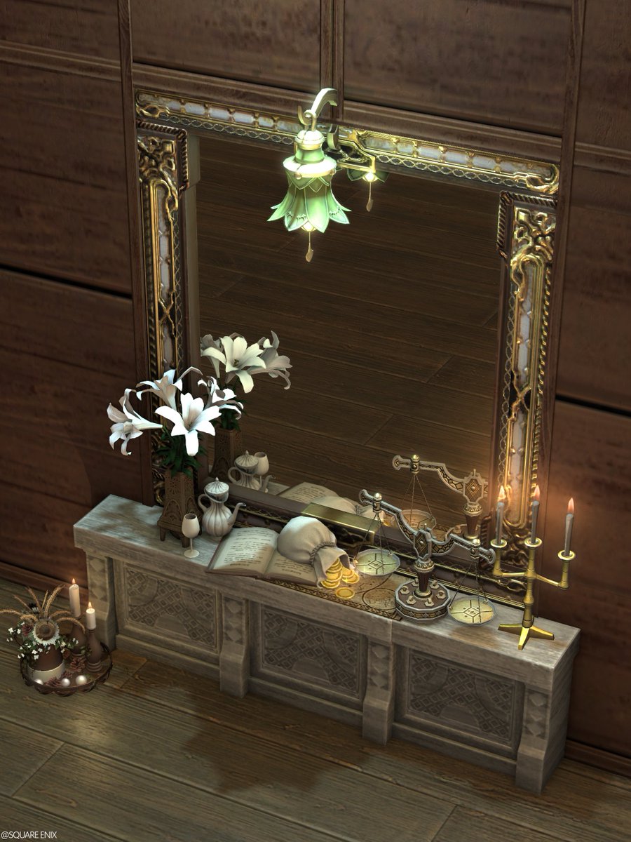 鏡試作してみた #FF14ハウジング