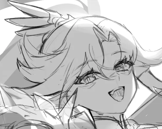 What did she just do? Wrong answers only

A cheeky wip of a Commission I got from @.tsuitate1572