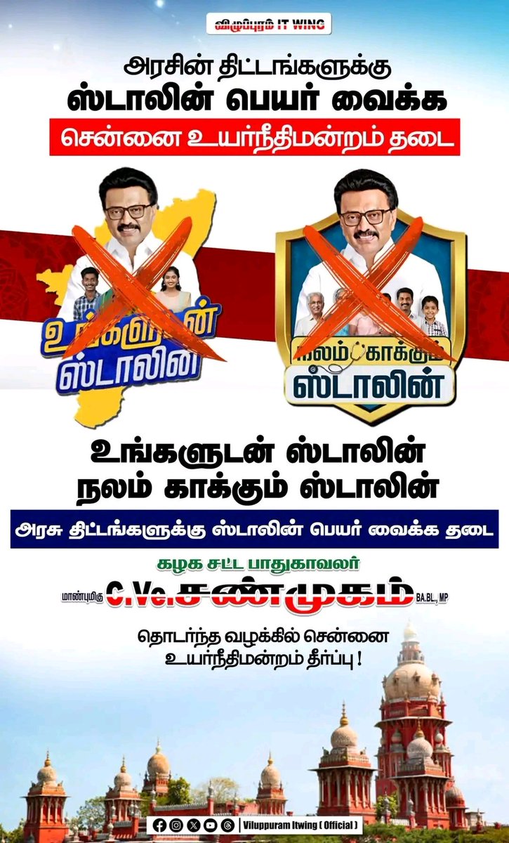 AyothiPaiadmk's tweet image. #newsupdate || ஸ்டாலின் பெயரை வைக்க தடை...உயர் நீதிமன்றம் உத்தரவு  || NEWSJ
#dmkfail #stalinmodel #byebyestalin #cvshanmugam #newsj