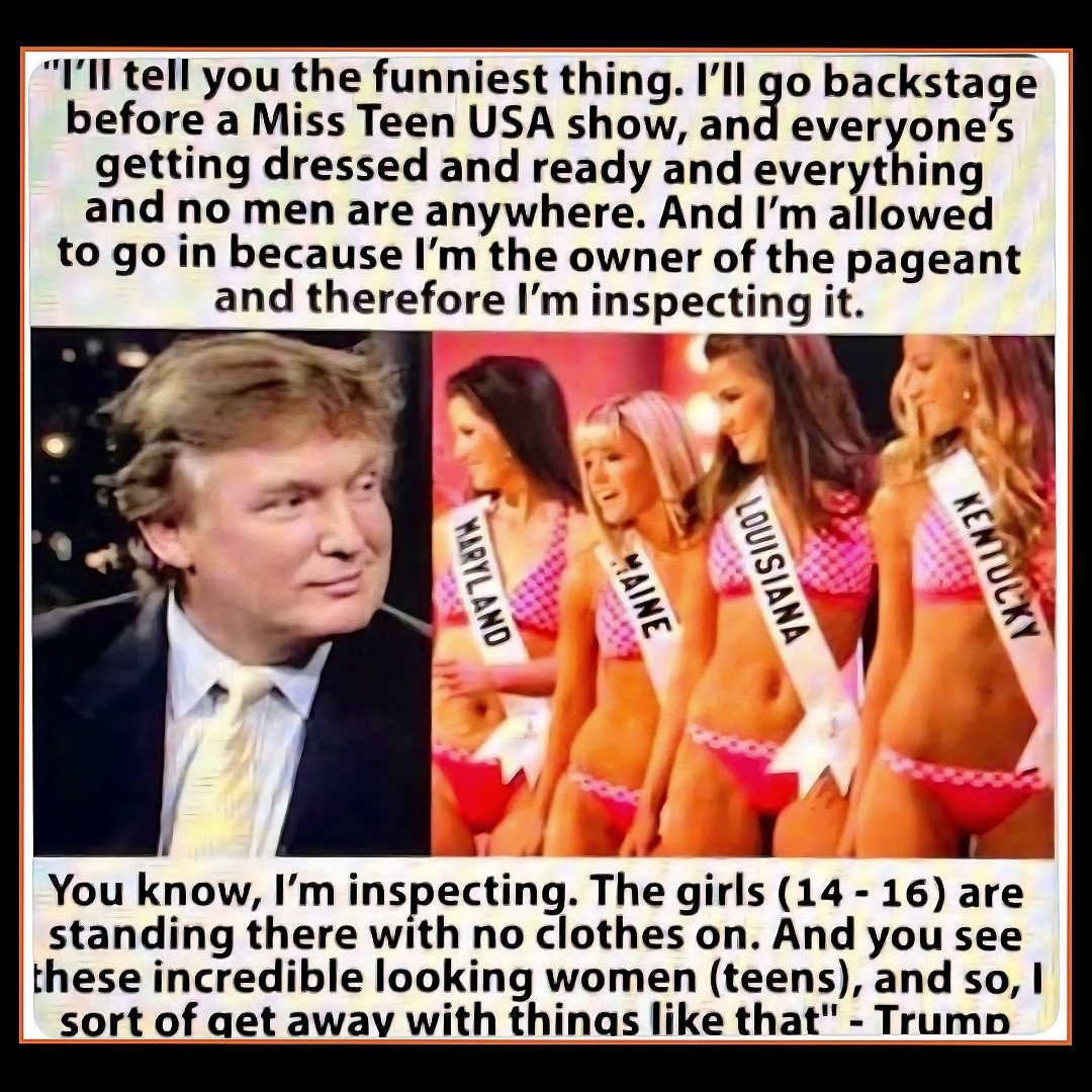 Trump is a pedophile