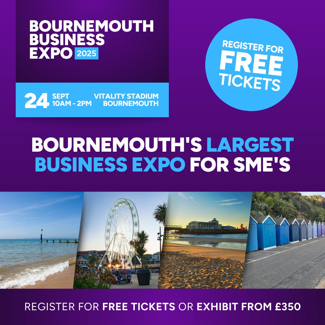 Meet some of the UK's leading #business speakers and entrepreneurs at the upcoming Bournemouth Business Expo on 24th September b2bexpos.co.uk/event/bournemo… #BournemouthExpo