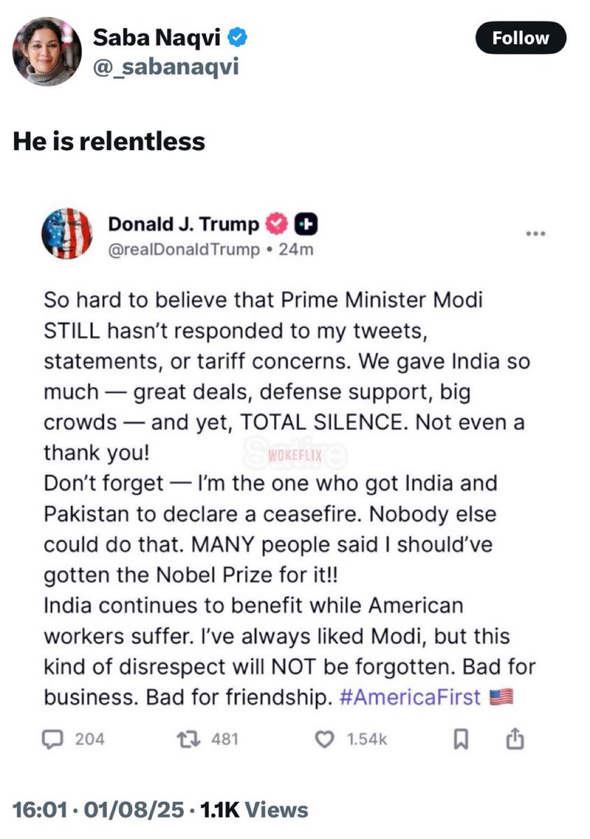 rishibagree's tweet image. She call herself a Journalist 😂