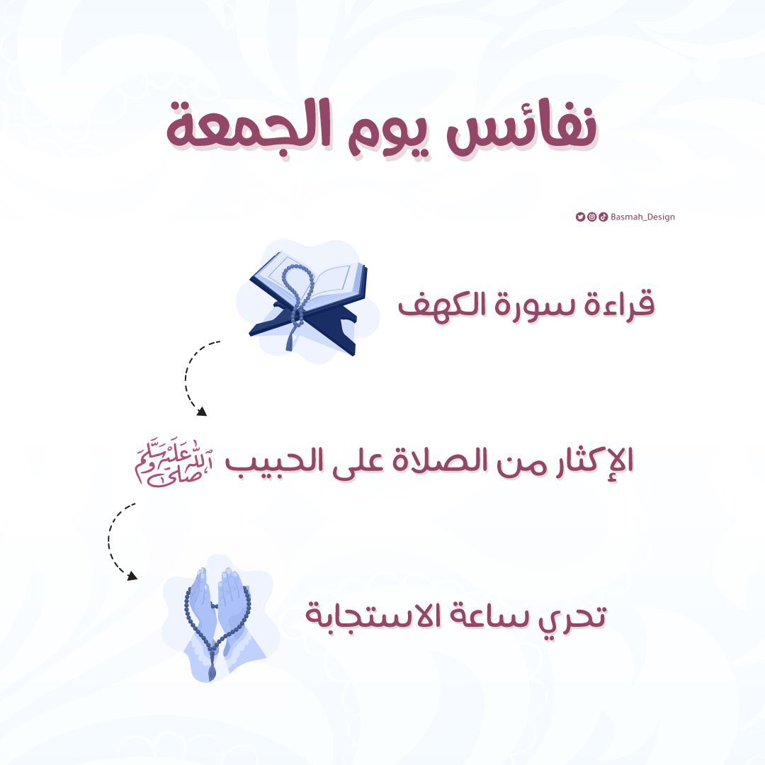 بسمة | مصممة جرافيك 💗 (@basmah_design) on Twitter photo طابت جمعتكم بكل خير 🩷
#يوم_الجمعة طابت جمعتكم بكل خير 🩷
#يوم_الجمعة