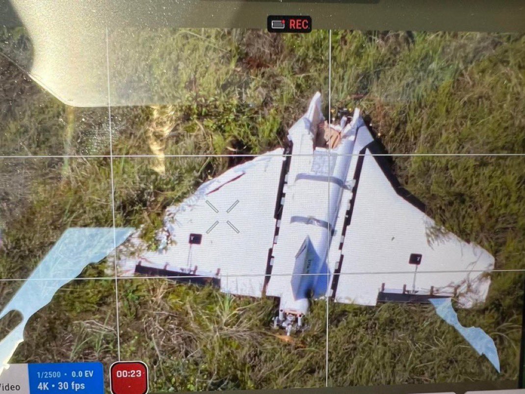 BREAKING:

It is now confirmed that a Russian suicide drone has struck Lithuanian territory.

The drone was filmed entering Ukrainian airspace earlier this week and how now been found. Lithuania is a NATO member state.