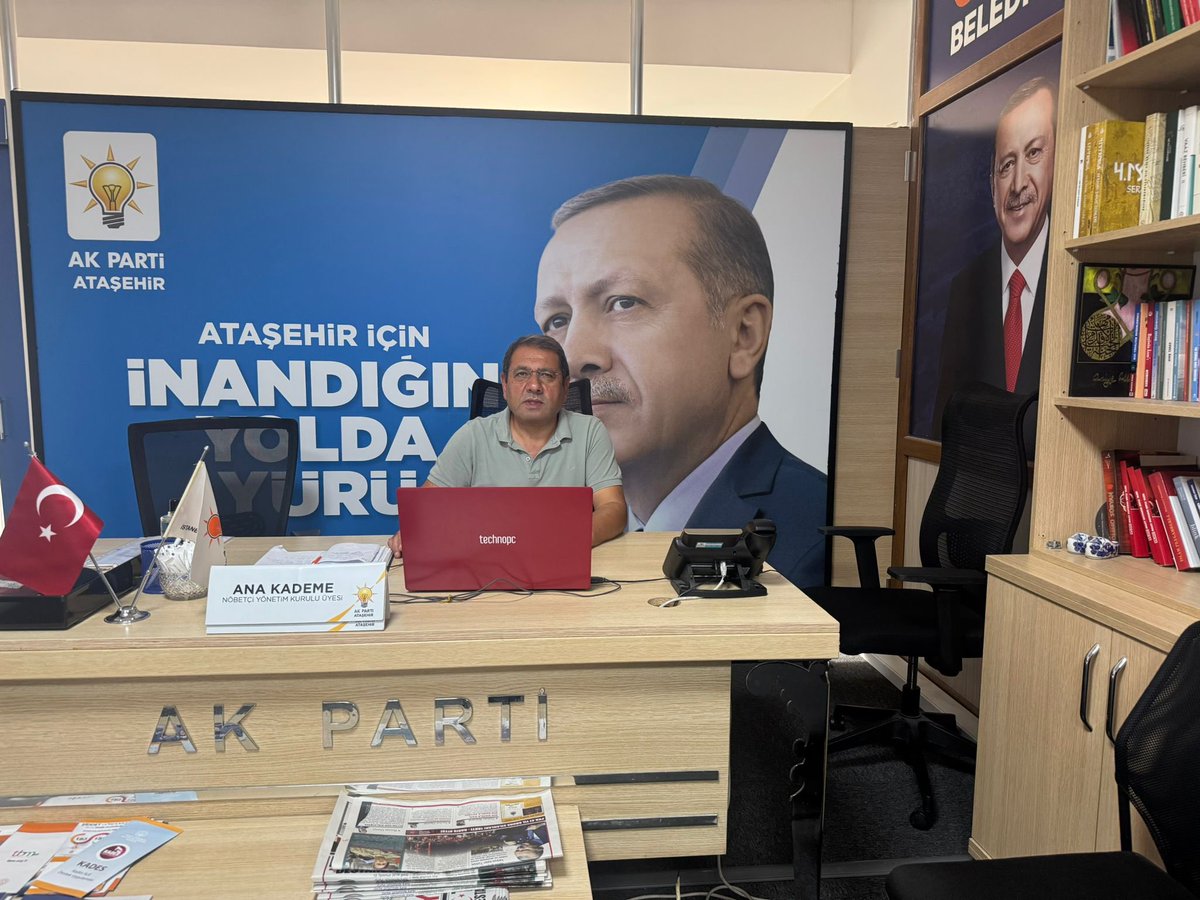 Ataşehir için her zaman nöbetteyiz!
Bugün İlçe Başkanlığımızda Nöbetçimiz 
İlçe Yönetim Kurulu Üyemiz 
Hüseyin Gencer

✍️ Soru ve görüşleriniz için kendisini ziyaret edebilir veya ☎️ 0216 575 34 34 numaradan kendisine ulaşabilirsiniz.

Nöbet Saatimiz 
⏰ 10:00-17:00