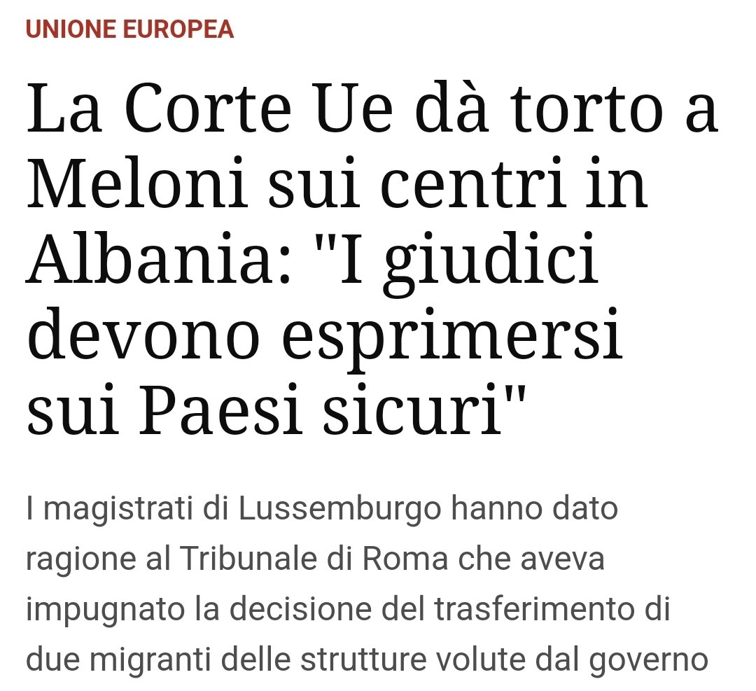 Stiamo facendo la storia