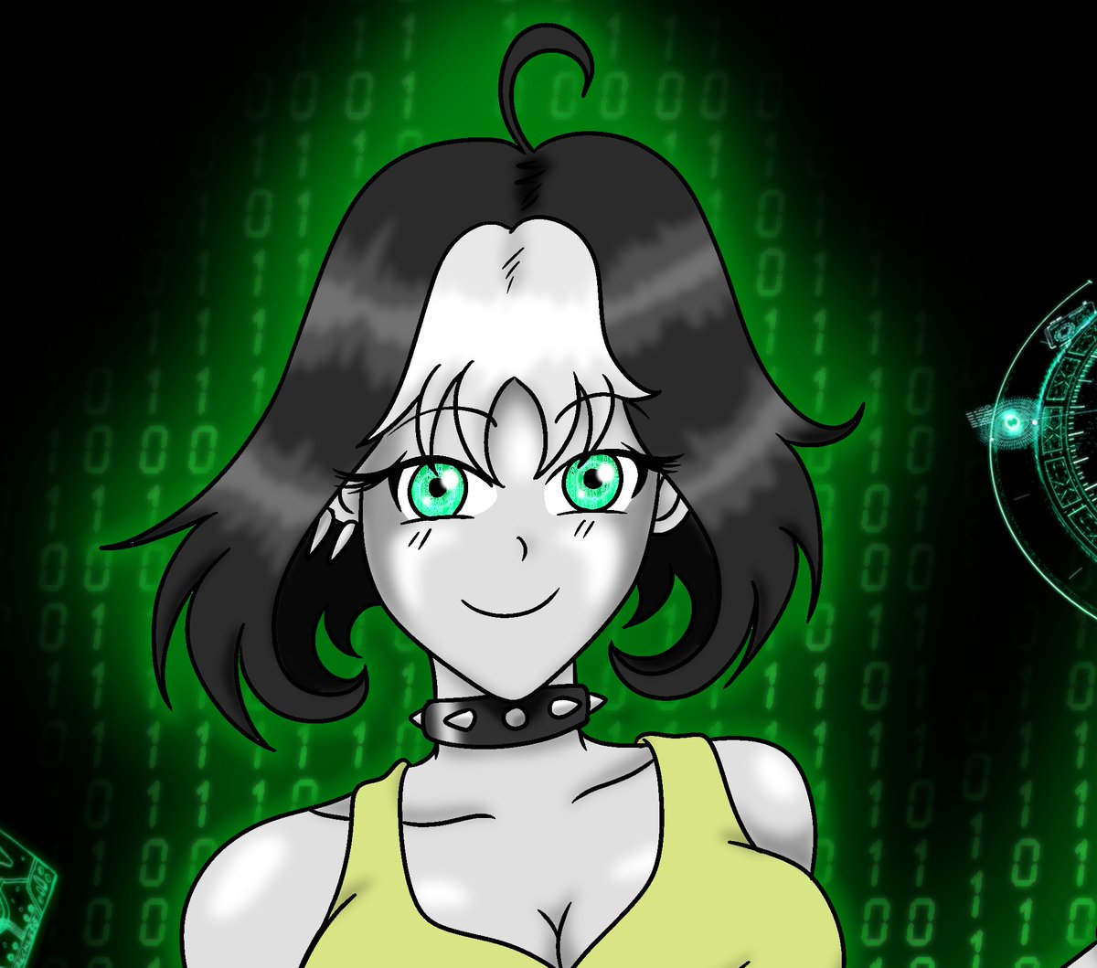 Finished another pic!  Cammy, the Tech Tank too shy to come out of her pod. Come to our #DevitantArt and check out the full image!  deviantart.com/wildspacesaga/…