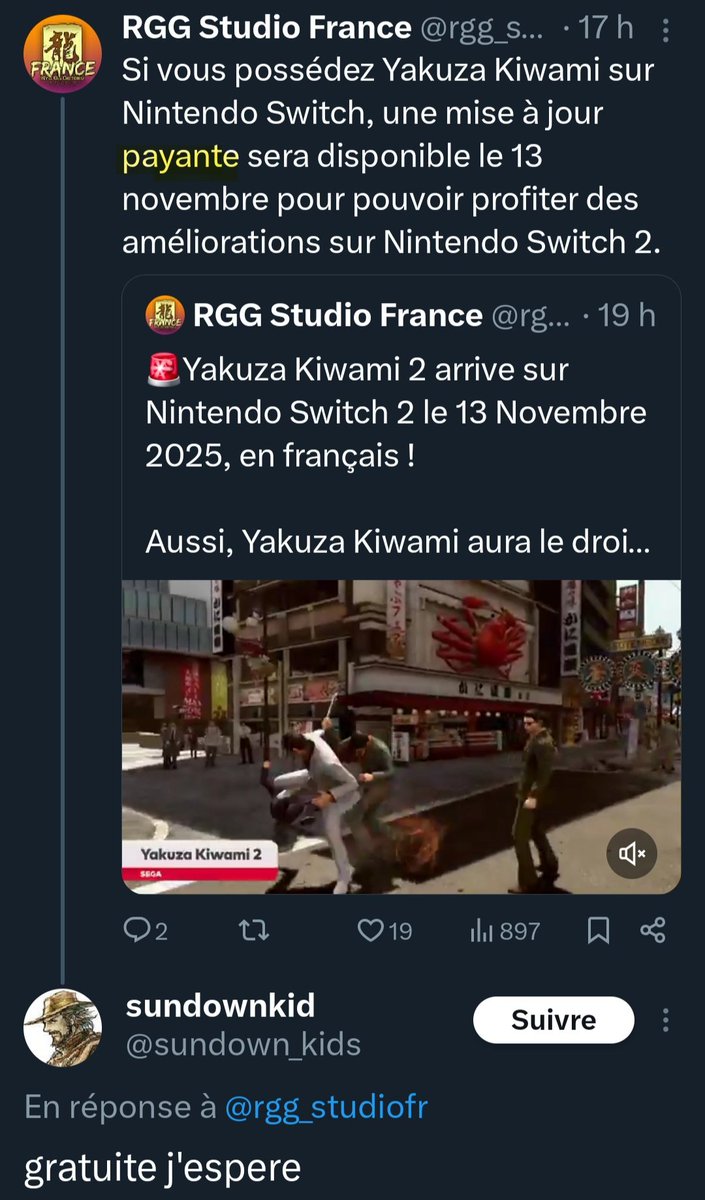 RGG Studio France tweet media