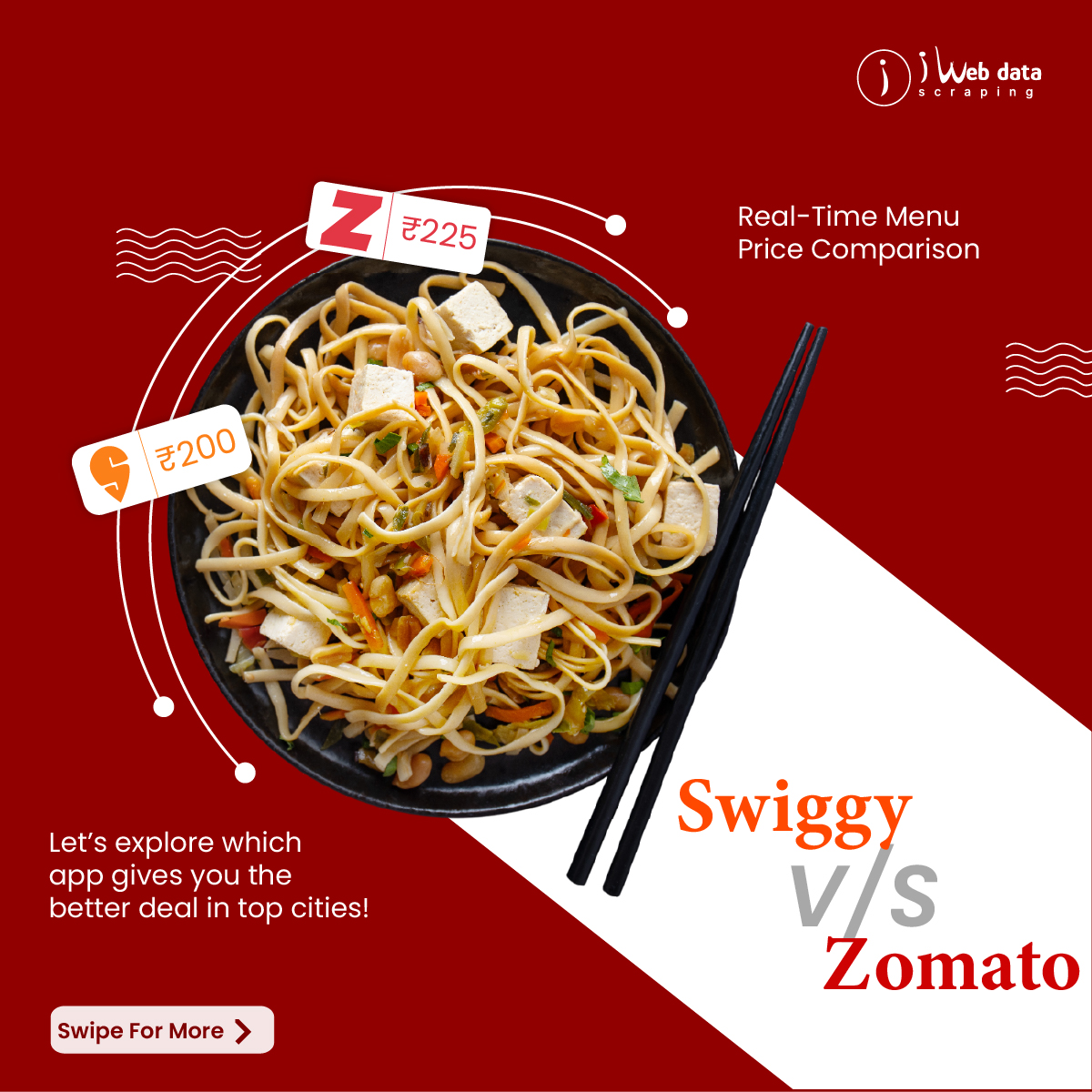 iwebdatascrape's tweet image. 🍽️ Swiggy vs Zomato – Who&apos;s cheaper?

We compared real-time #menuprices, delivery fees &amp;amp; discounts across 5 Indian cities.
📊 Zomato = lower fees &amp;amp; more offers
📊 Swiggy = higher pricing, less consistency
 iwebdatascraping.com

#SwiggyVsZomato #MenuPricing #FoodDelivery
