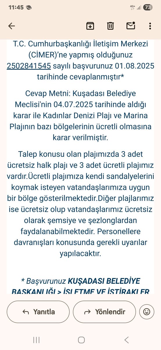 glc_fdn's tweet photo. @KusadasiBel Kuşadası Belediyesi; kıyıyı "kısmen paralı yaparak". Anayasa, Kiyr Kanunu ve yargı kararlarına aykırı hareket etmektedir.
 Kamusal hakkın gaspıdır. @omergunel https://t.co/jaD3i9GeLF