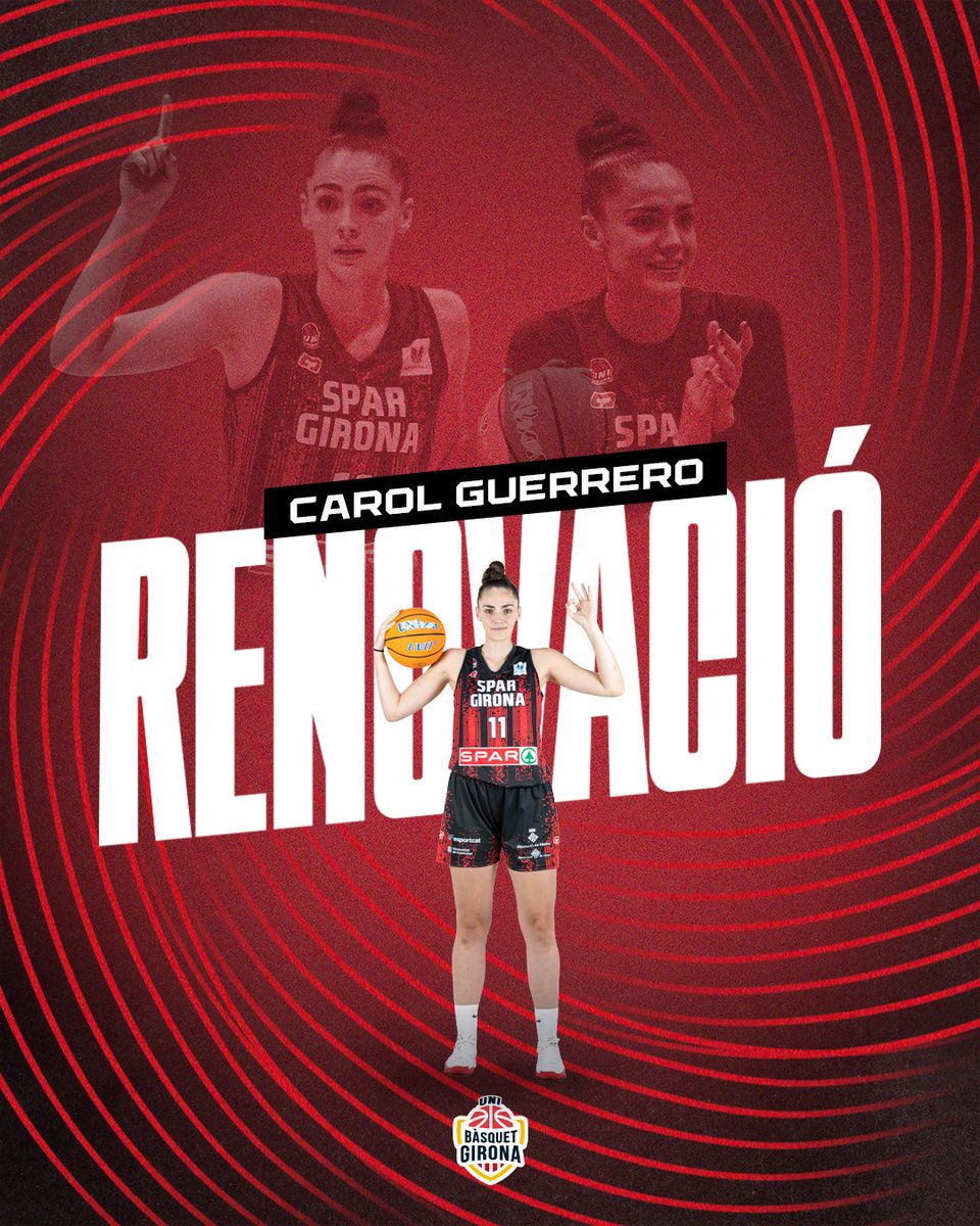 ✅ Carolina Guerrero renova amb l'Spar Girona. Som-hi Carol! ❤️‍🔥