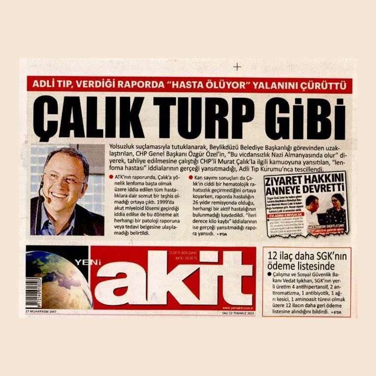 Dindar olunca ahlaklı olunmuyor önermesinin muhatabı ne kadar insan varsa bu gazeteye doluşmuş gibi. Kendilerine dindar diyen ama ahlaksız olanlar...