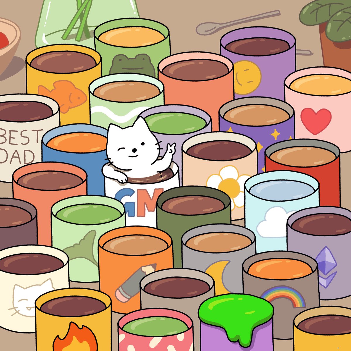 GM friends! ☕️🍵🫖✨
Pick a mug and take a seat with me👇
