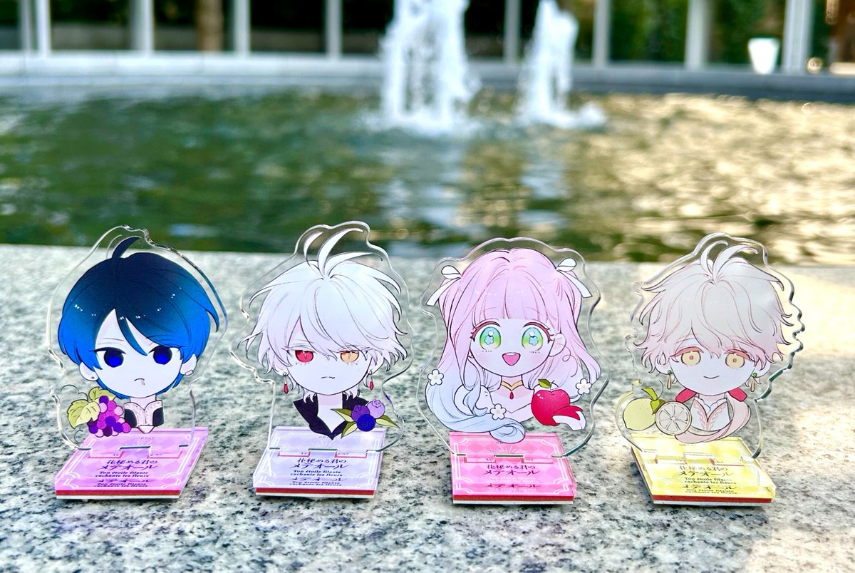 🤍#花メテ 新グッズ紹介🤍 ミニミニ with フルーツ