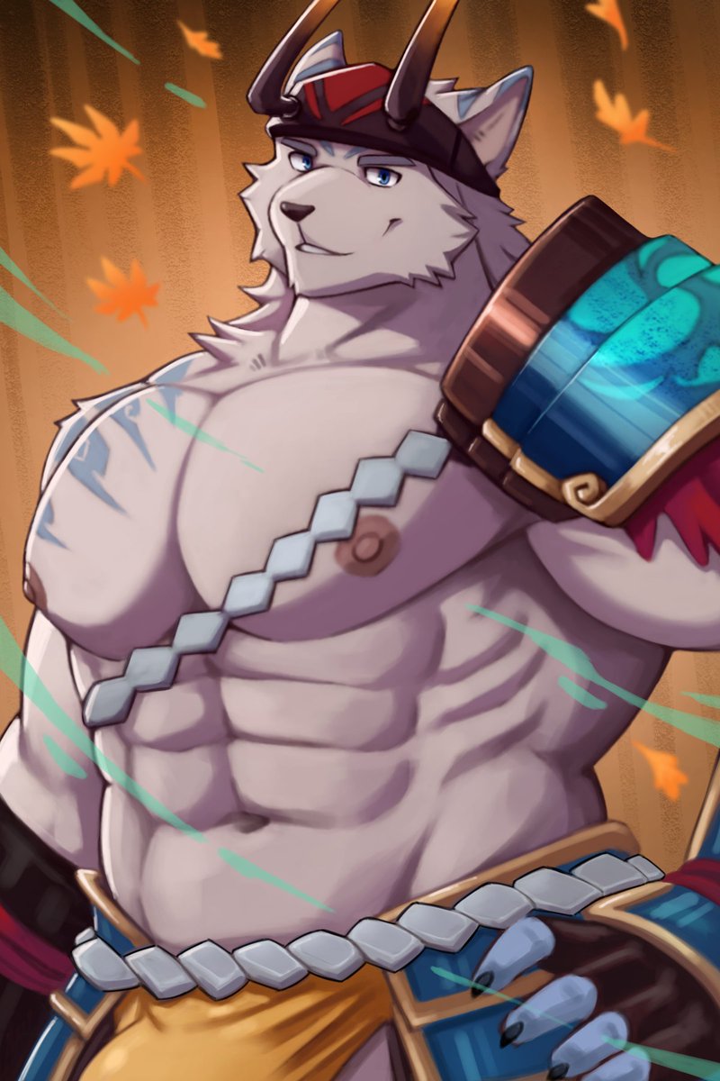 "Wherever Master goes, Kumoyama will follow."

#XXL猛漢町 #XXLWOOFIA #XXL同伴集結