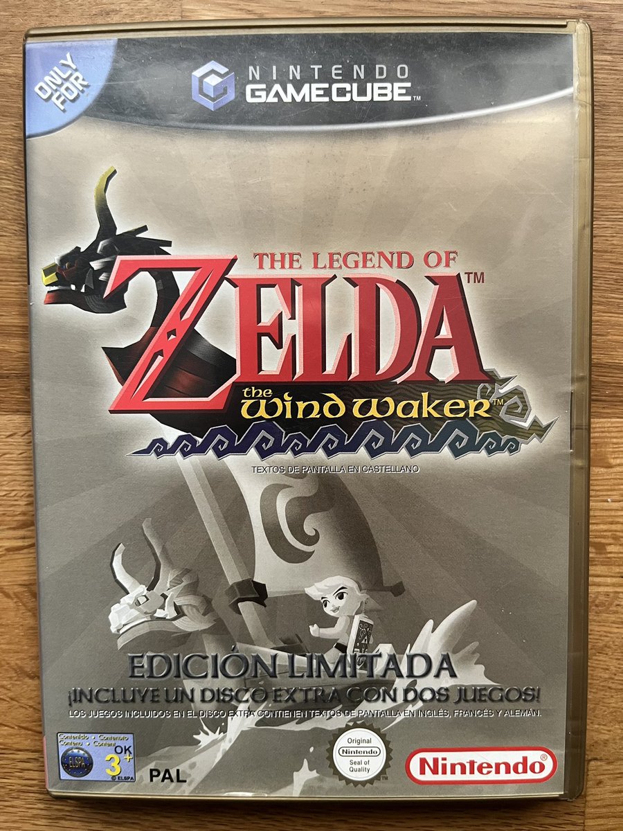 #FelizViernes! 

El juego de hoy es: The Legend of Zelda: The Wind Waker

Plataforma: #Nintendo #Gamecube ( #NGC )

Fecha de lanzamiento: 3/5/2003