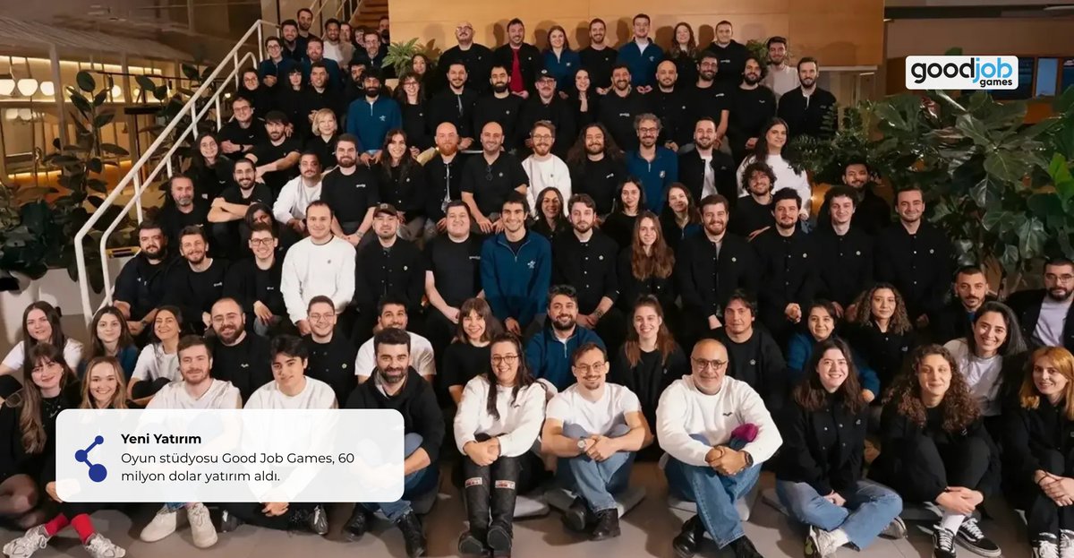 📢 Oyun stüdyosu Good Job Games, 60 milyon dolar yatırım aldı.

Gaming studio Good Job Games raised $60 million.

media.startupcentrum.com/tr/oyun-studyo…