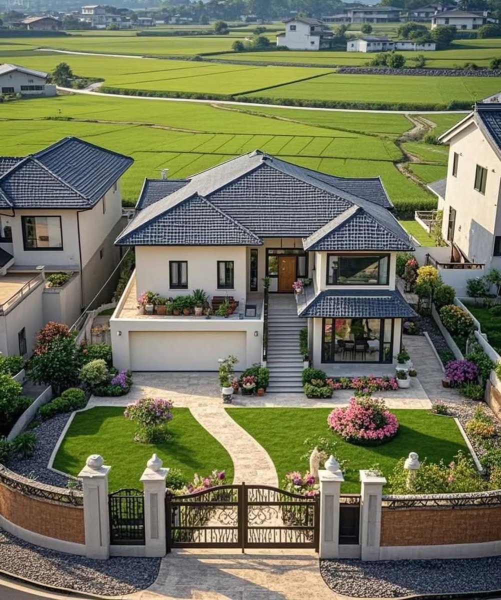 Bahçeli, müstakil bir ev.