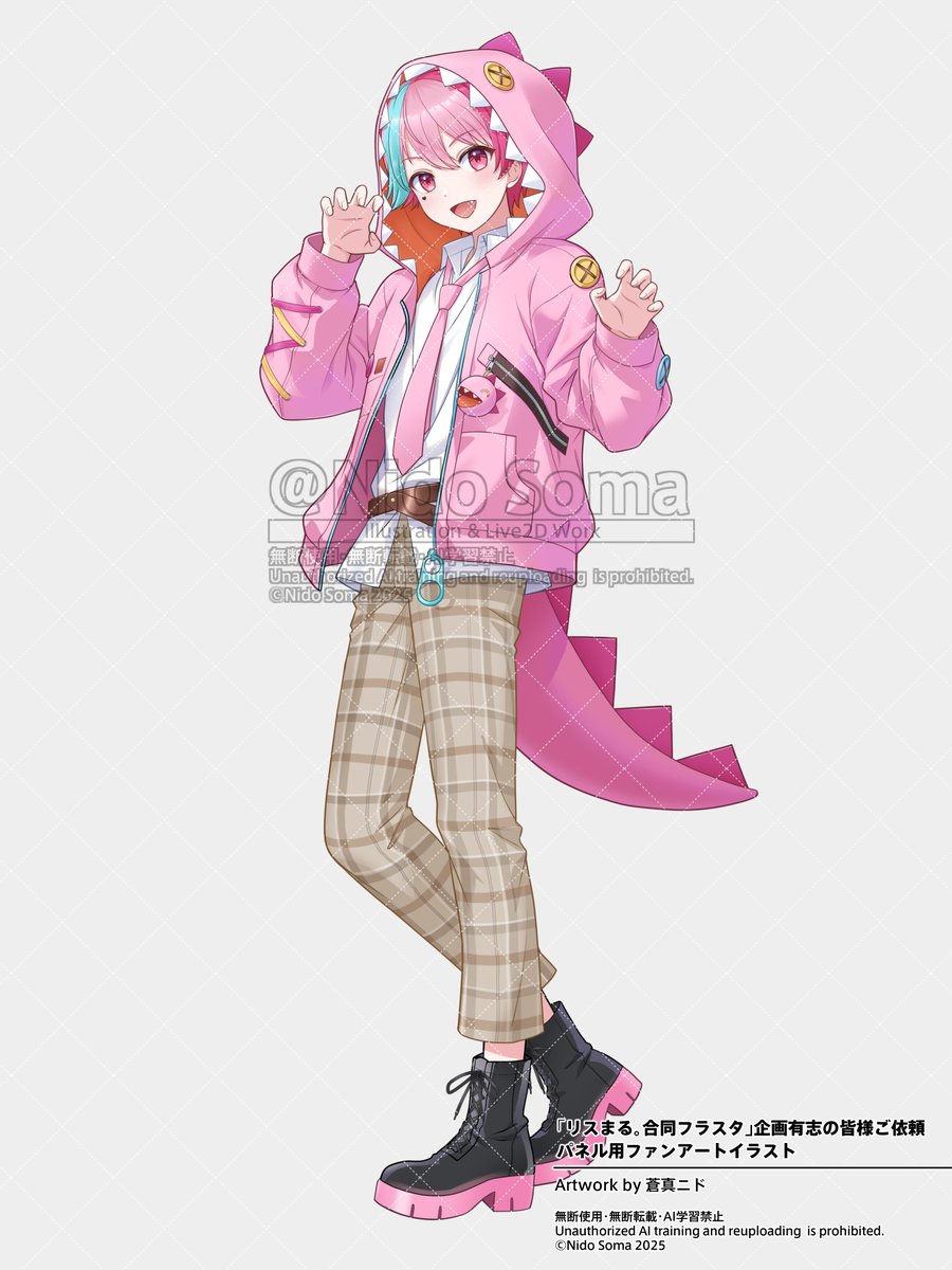 yunitown様リクエスト イラスト yui🌼🧭🩷💚🩵 on X: