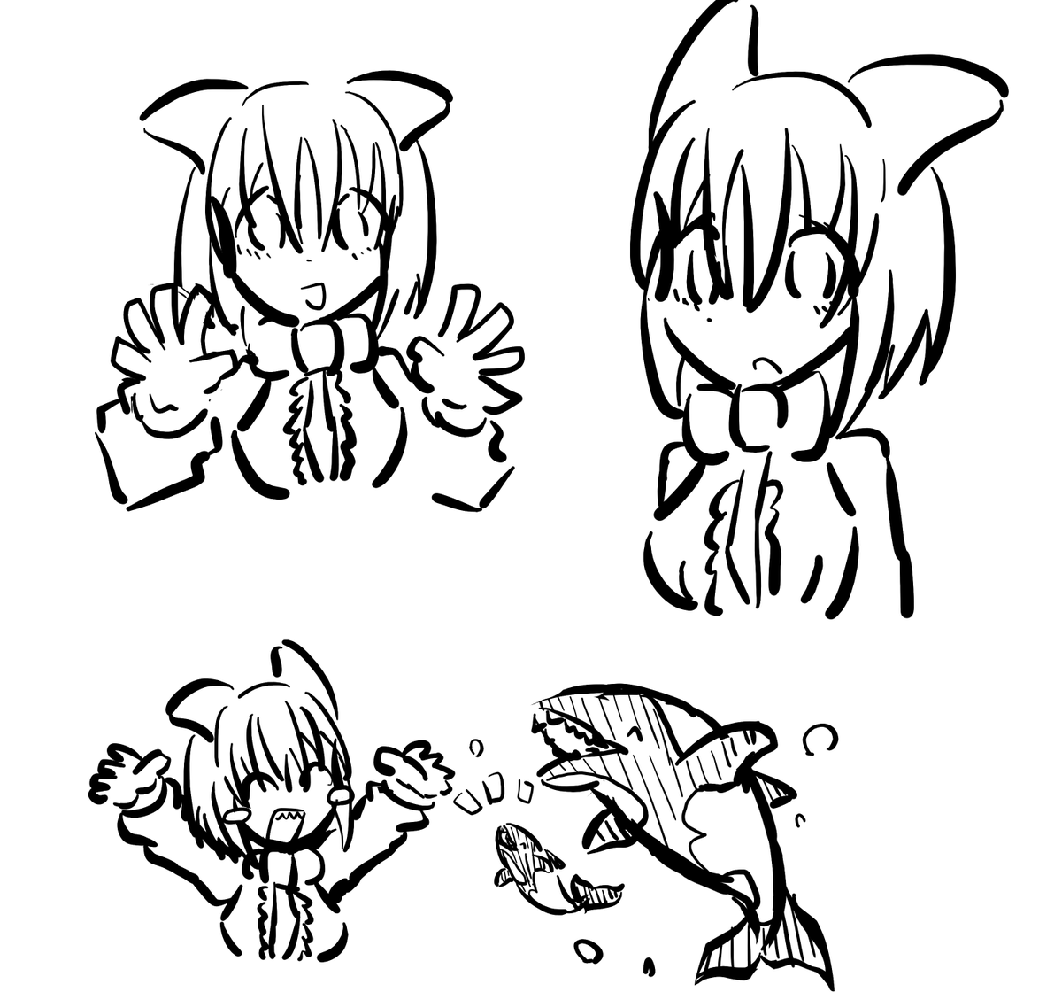 2025 7月 オリジナル落描き集pixiv.net/artworks/13336…