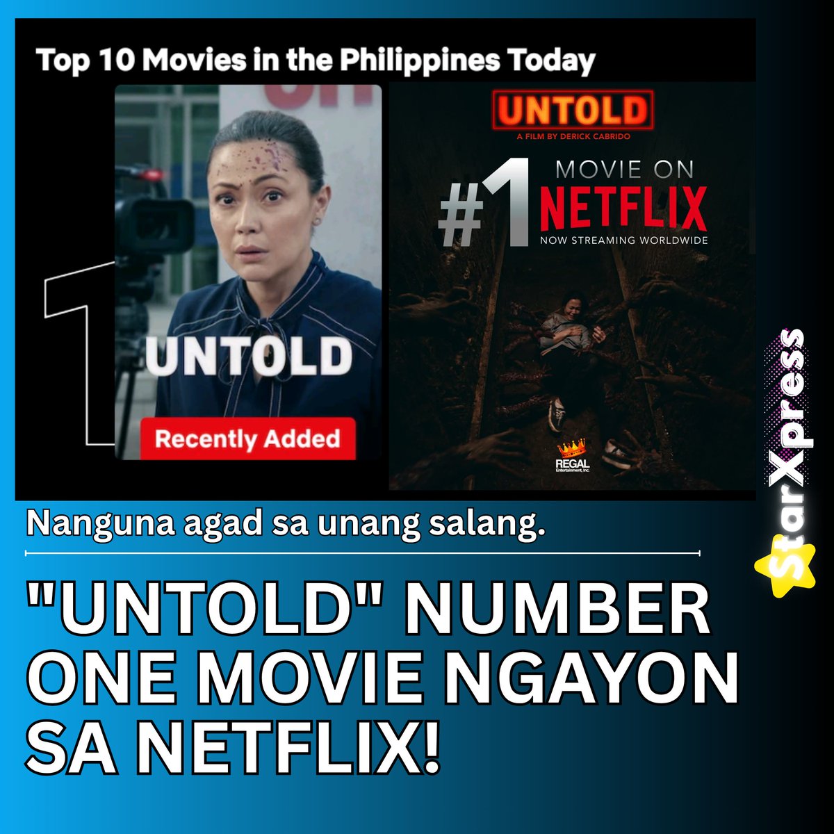 StarXpress (@starxpressph) on Twitter photo We enjoyed it on the big screen, it's nice to know na marami ring nag-e-enjoy ng #UntoldMovie sa Netflix.
Congratulations <a href="/RegalFilms/">Regal Entertainment Inc.</a> and Ms. <a href="/JodiStaMaria/">Jodi Sta.Maria</a>!
Admin J We enjoyed it on the big screen, it's nice to know na marami ring nag-e-enjoy ng #UntoldMovie sa Netflix.
Congratulations <a href="/RegalFilms/">Regal Entertainment Inc.</a> and Ms. <a href="/JodiStaMaria/">Jodi Sta.Maria</a>!
Admin J