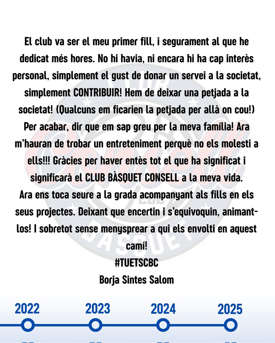 Club Bàsquet Consell tweet media