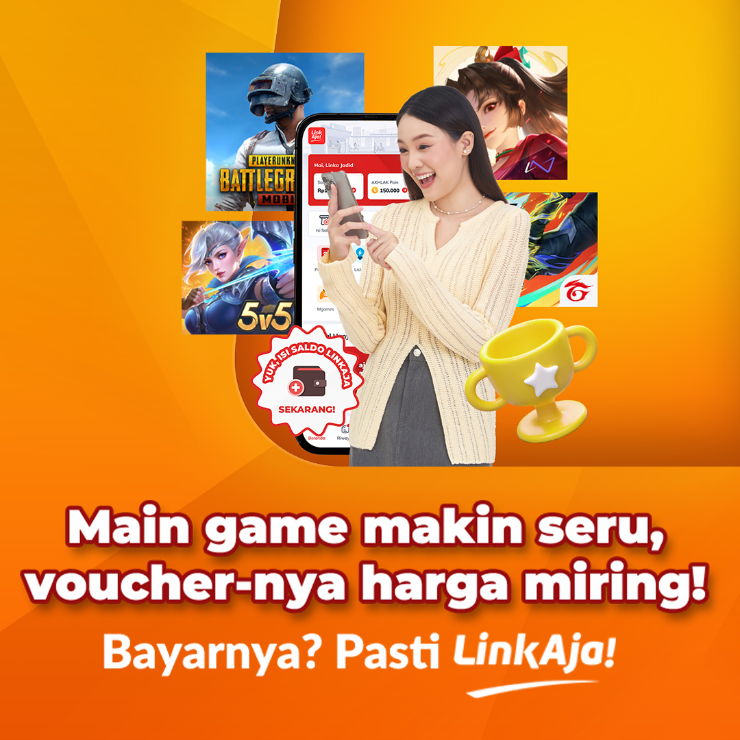 Sobat LinkAja, bayar voucher game yang kamu beli biar dapat harga miring pasti pakai LinkAja!

Cek informasi lengkap linkaja.id/promo/linkaja-…

Customer Service: livechat.linkaja.id