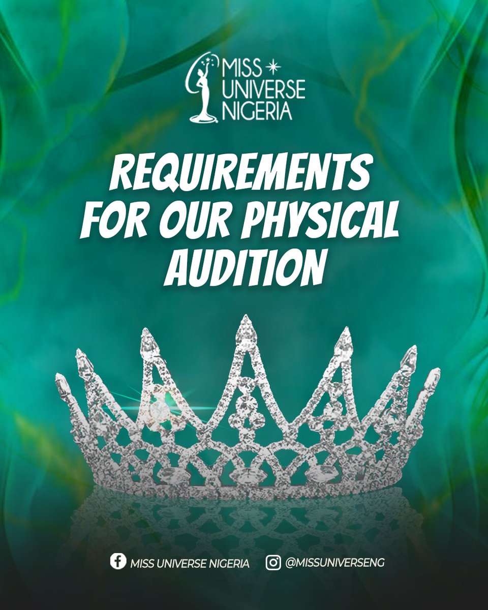 missuniverseng's tweet photo. 👑 PHYSICAL AUDITION LOADING…

Venue: Silverbird Galleria, Victoria Island, Lagos
📅 Date: Thursday, 8th August
🕙 Time: 10:00 AM

#MissUniverseNigeria #PhysicalAudition #StepIntoYourPower #CrownTheMoment #PageantReady https://t.co/PBOfWLLdLp