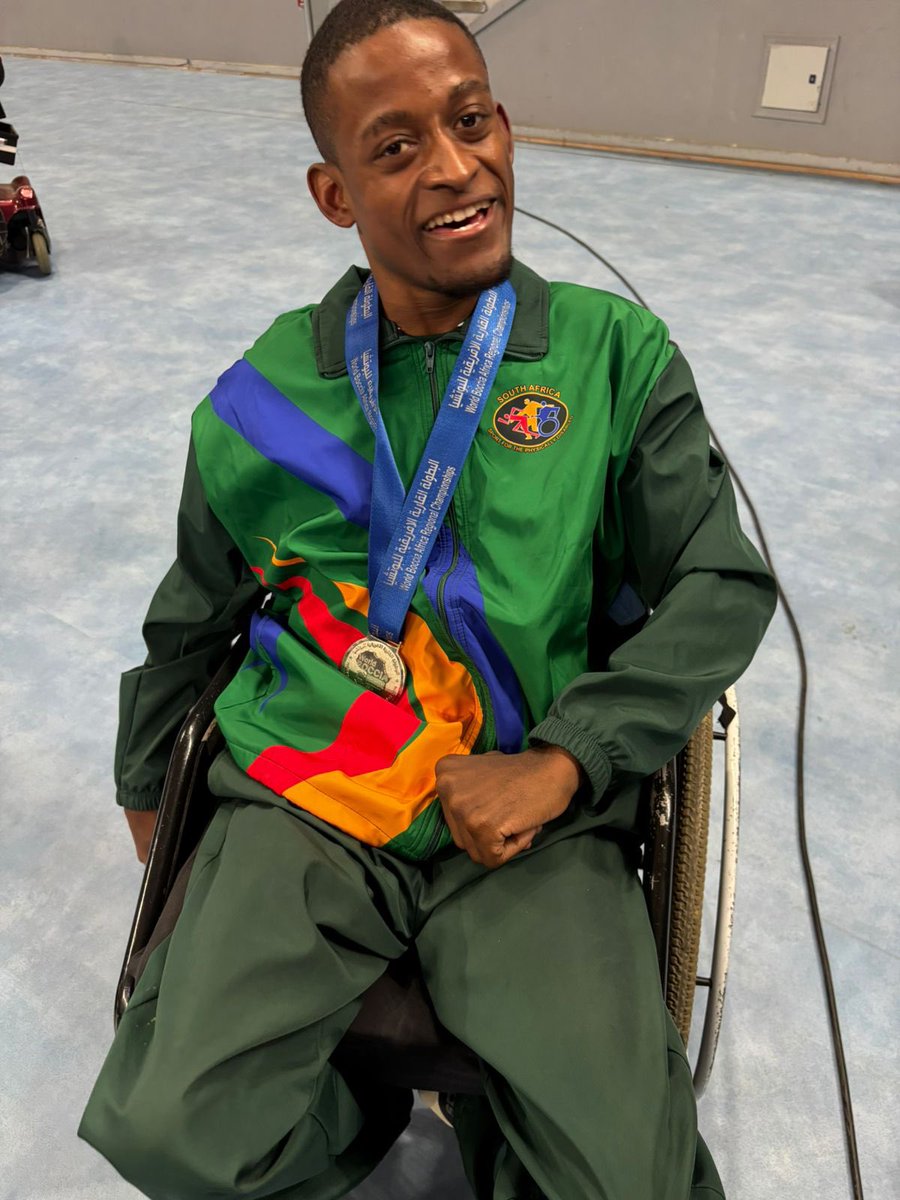 π£ SASAPD π£ (@sasapd) on Twitter photo Mzansi is on the medal table π₯π₯
Congratulations to Naledi Nhlapo and Samuel Tshilunga πΏπ¦β¨
Follow the SASAPD Facebook page for more updates on our team flying the flag in Cairo, Egypt for the World Boccia Africa Regional Championships
<a href="/DepartmentSport/">Department of Sport, Recreation, Arts and Culture</a> <a href="/ToyotaSA/">@ToyotaSA</a> Mzansi is on the medal table π₯π₯
Congratulations to Naledi Nhlapo and Samuel Tshilunga πΏπ¦β¨
Follow the SASAPD Facebook page for more updates on our team flying the flag in Cairo, Egypt for the World Boccia Africa Regional Championships
<a href="/DepartmentSport/">Department of Sport, Recreation, Arts and Culture</a> <a href="/ToyotaSA/">@ToyotaSA</a>