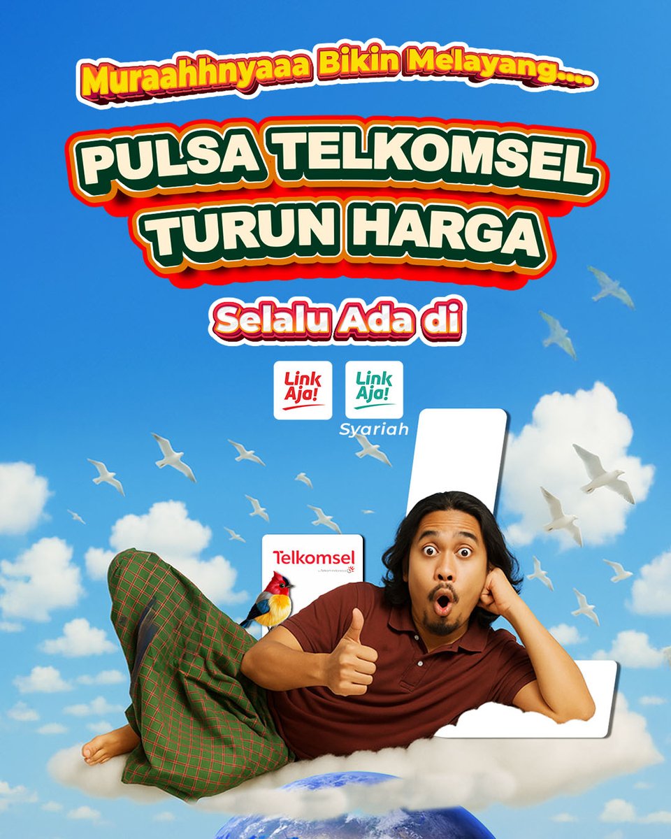 PULSA TELKOMSEL TURUN HARGA.

Yuk cek tautan ini sekarang linkaja.id/promo/linkaja-…

Customer Service: livechat.linkaja.id