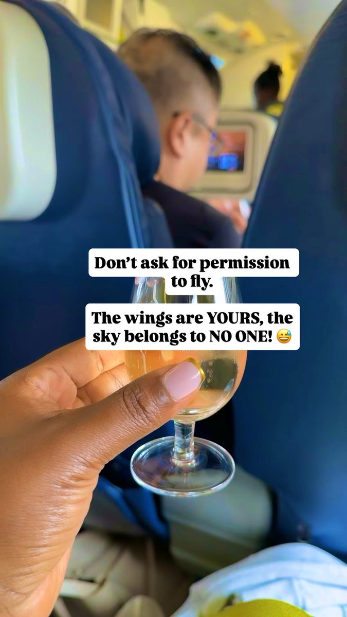 Don’t ask for permission to fly.

The wings are YOURS, the sky belongs to NO ONE! 😅