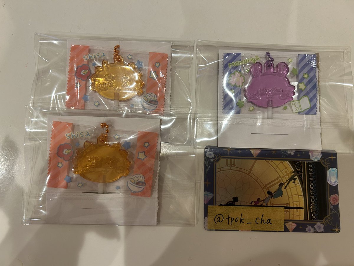 【交換】ちいかわ キャンディチャーム 

譲) モモンガ、シーサー×2

求) うさぎ&gt;ハチワレ

都内手渡し、郵送いずれも可能ですので、お気軽にお声掛け下さい🙇‍♀️

#ちいかわ #ちいかわ交換