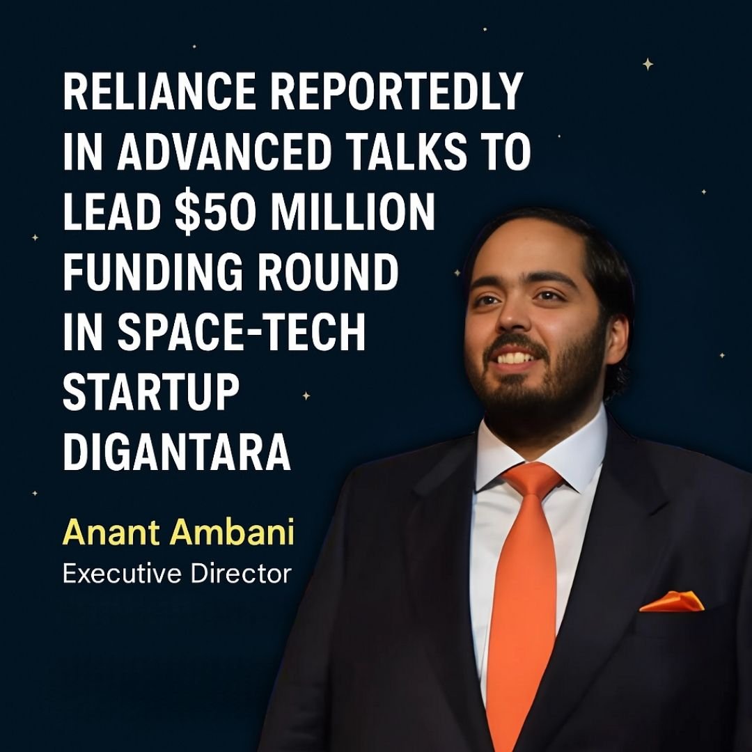 _AmbaniWorld's tweet image. 🚀 Reliance space mein kar raha hai bada dhamaka!
Anant Ambani ke vision ke saath, company $50M funding round lead karne ja rahi hai Digantara mein — India ke space-tech future ki taraf ek bold step!
#Reliance #AnantAmbani #Digantara #SpaceTech #IndiaInSpace