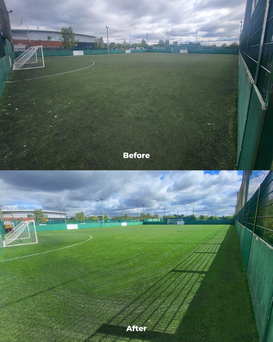 Feedback Friday! Adam has received feedback for his exceptional transformation of this 3G pitch from a dull to a vibrant green.💚

#GameReady #SyntheticTurf #FeedbackFriday #3gpitch