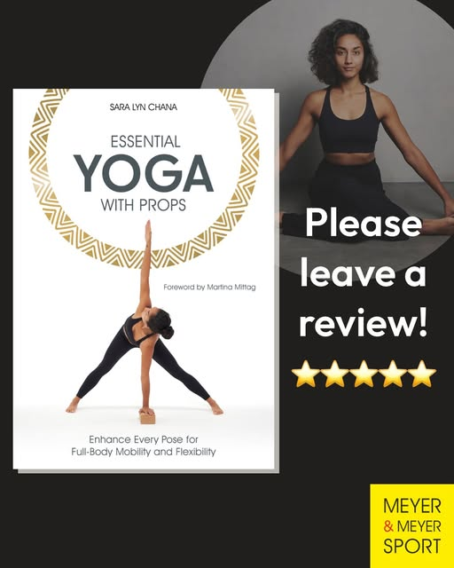 sports_meyer's tweet photo. If you bought Essential Yoga With Props &amp; enjoyed enhancing your #yoga poses to achieve more full-body mobility &amp; #flexibility please do consider supporting the book &amp; author by leaving a #bookreview 
#yogabook #yogaprops #yogalifestyle  #meyerandmeyersport #thesportspublisher https://t.co/olG9Xm9fB5