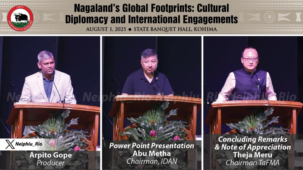 Happy to share Nagaland’s growing global presence at the prog. "Nagaland's Global Footprints: Cultural Diplomacy &amp; International Engagements". From MoU signings to showcasing our State at the World Expo Osaka &amp; Bharat Utsav 2025, Moscow, Nagaland made its mark on the world stage.