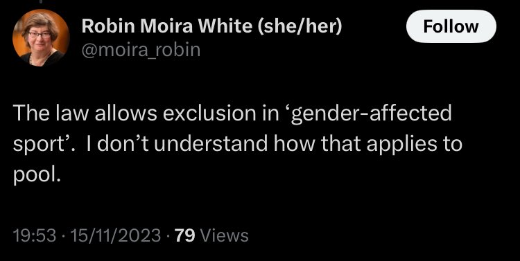 I was delighted to act as an expert witness for EBPF in this case. 

Strength in pool makes better breaks, and better breaks win games. 

It was a pleasure to explain this to Haynes’ barrister.