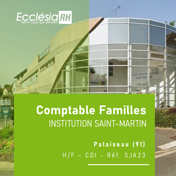 EcclesiaRH's tweet image. L’Institution Saint-Martin de Palaiseau accueille près de 1200 élèves de la maternelle à la terminale. Ses valeurs : bienveillance, exigence et engagement.

L'Institution recherche un Comptable familles !
Postulez ici 👉🏻 jobaffinity.fr/apply/dh8h30ak…

#job #comptable #comptabilite