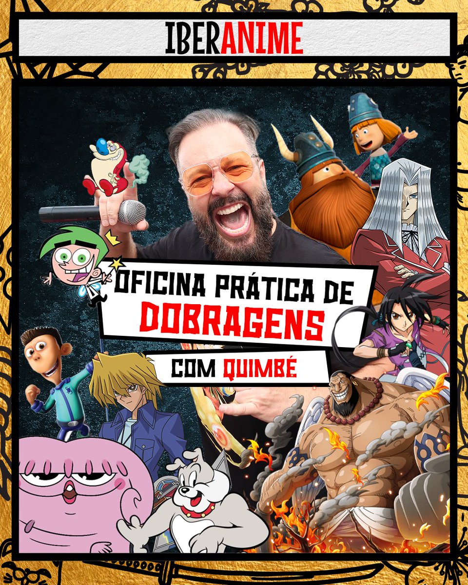 🎙️ Dá voz à tua imaginação! Sempre sonhaste dar vida às tuas personagens favoritas? Agora é a tua oportunidade! Nesta oficina prática de dobragens, vais aprender técnicas de interpretação vocal, experimentar ao microfone e descobrir os bastidores mágicos da animação.