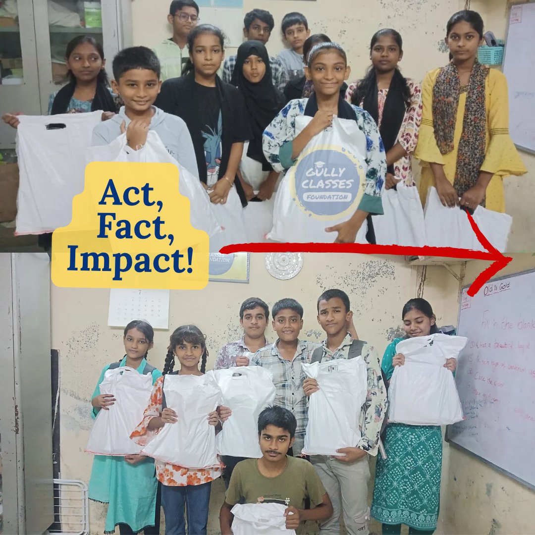 gullyclasses's tweet image. A day of smiles and motivation! 😊 The Leo Club of Bombay Host visited our GCF Centre on July 25th, bringing joy, laughter, and learning to our kids. They distributed notebooks and stationery, filling the day with happy faces! 📚✨
#GullyClassesFoundation #LeoClubOfBombay