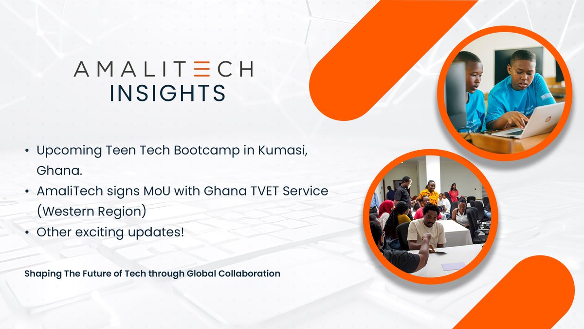 Welcome to August! 🤩 

A new month brings fresh momentum. This August, we’re laying foundations for the future: from equipping Ghana’s TVET sector with digital skills to preparing for our upcoming Teen Tech Bootcamp for young learners. Every step reflects our commitment to