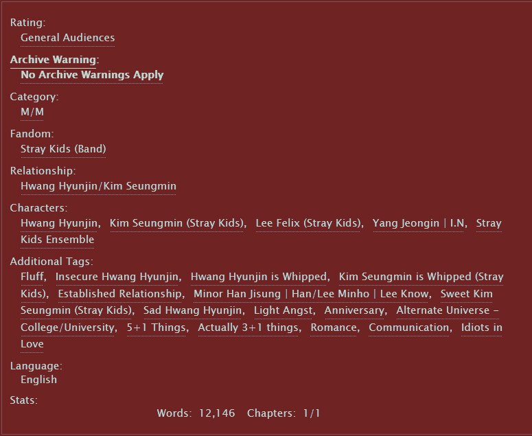 Evelyn 🖤🤍💜 ~📌fics (@kokoskwark) on Twitter photo ✿ Reach out and melt away this loneliness
❀ sevngjn
❀ college AU, 3+1, insecure & overthinking🥟, communication, idiots in love, established relationship, making up
❀ finished, 12.1k
❀ for <a href="/sevngjnthoughts/">just me and my sevngjn thoughts ♡</a> birthday!! happy birthday<3
archiveofourown.org/works/68305866 ✿ Reach out and melt away this loneliness
❀ sevngjn
❀ college AU, 3+1, insecure & overthinking🥟, communication, idiots in love, established relationship, making up
❀ finished, 12.1k
❀ for <a href="/sevngjnthoughts/">just me and my sevngjn thoughts ♡</a> birthday!! happy birthday<3
archiveofourown.org/works/68305866
