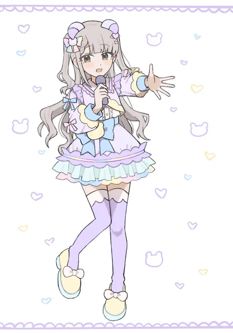 ゆめかわ凪のらくがき