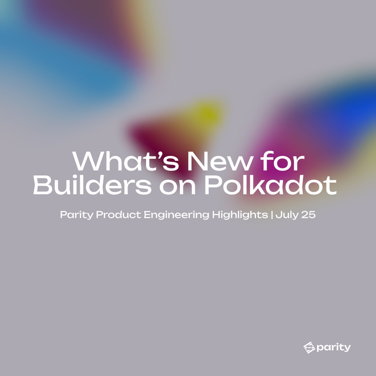Parity Technologies (@paritytech) on Twitter photo What’s new for builders on Polkadot?
Hint: A lot..
From easier rollups to cross-chain Solidity contracts and a near-launch mobile app - July was huge 🔥
Here’s what Parity Product Engineers shipped behind the scenes 👇
🧵 #Polkadot #BuildOnPolkadot What’s new for builders on Polkadot?
Hint: A lot..
From easier rollups to cross-chain Solidity contracts and a near-launch mobile app - July was huge 🔥
Here’s what Parity Product Engineers shipped behind the scenes 👇
🧵 #Polkadot #BuildOnPolkadot
