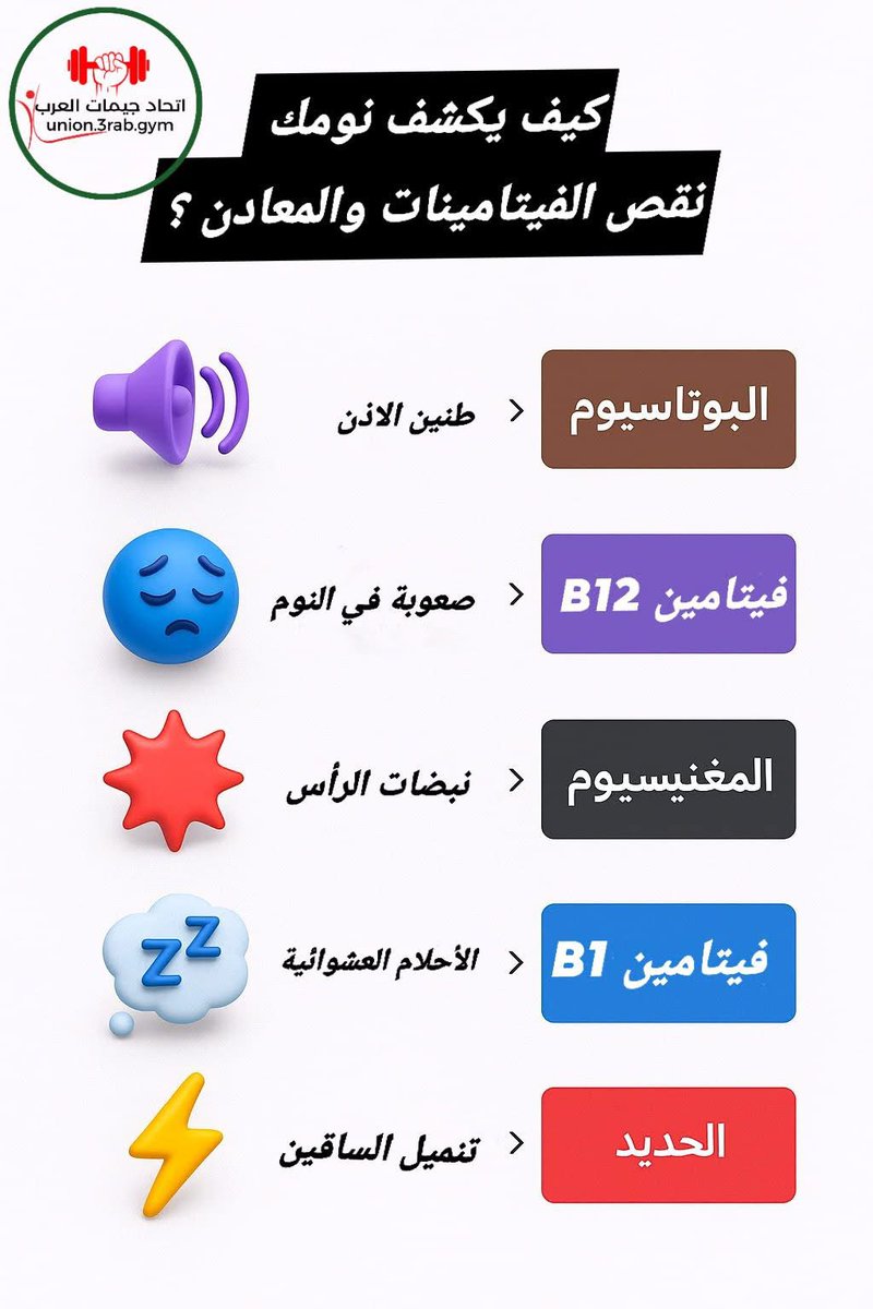 تأثير نقص الفيتامينات على جودة النوم 😪