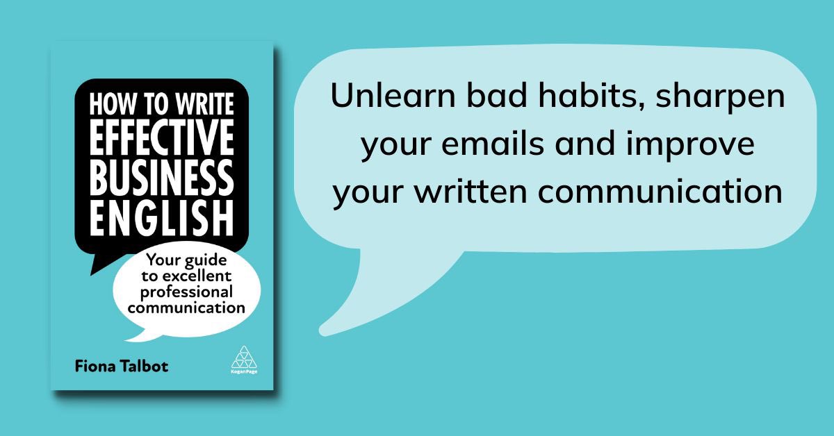 wordpowerskills's tweet image. Written messages dominate the communication landscape! But they need to be effective. 

It’s why the 4th ed. of ‘How to Write Effective Business English’ in Top Ten in #TechnicalWriting and #BusinessEnglish on Amazon UK

Globally available too via KoganPagePublishing ✅