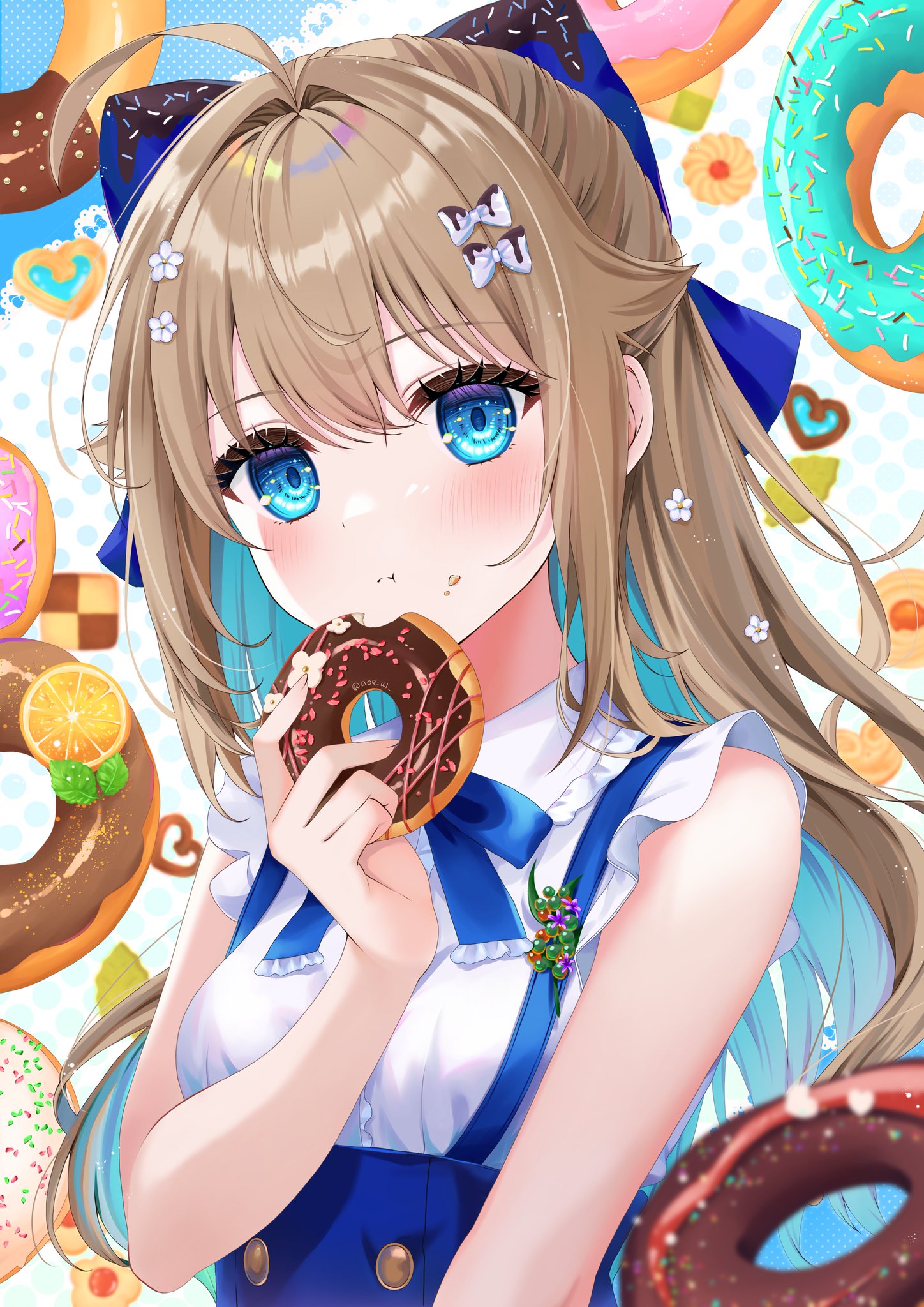 青い女性の絵 GxQj91dawAA17BI.jpg:large