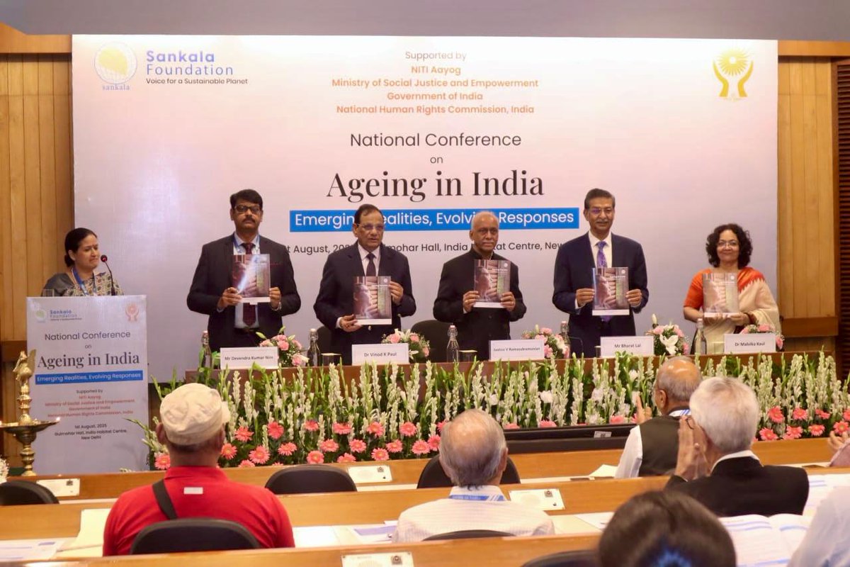 NHRC India (@india_nhrc) on Twitter photo Dr V. K. Paul, Member <a href="/NITIAayog/">NITI Aayog</a> delivered the special address, and Sh Bharat Lal, SG, NHRC delivered the keynote address in the inaugural session. A report ‘Ageing in India: Challenges & Opportunities,’ was also released. The conference is spread into four thematic sessions. Dr V. K. Paul, Member <a href="/NITIAayog/">NITI Aayog</a> delivered the special address, and Sh Bharat Lal, SG, NHRC delivered the keynote address in the inaugural session. A report ‘Ageing in India: Challenges & Opportunities,’ was also released. The conference is spread into four thematic sessions.
