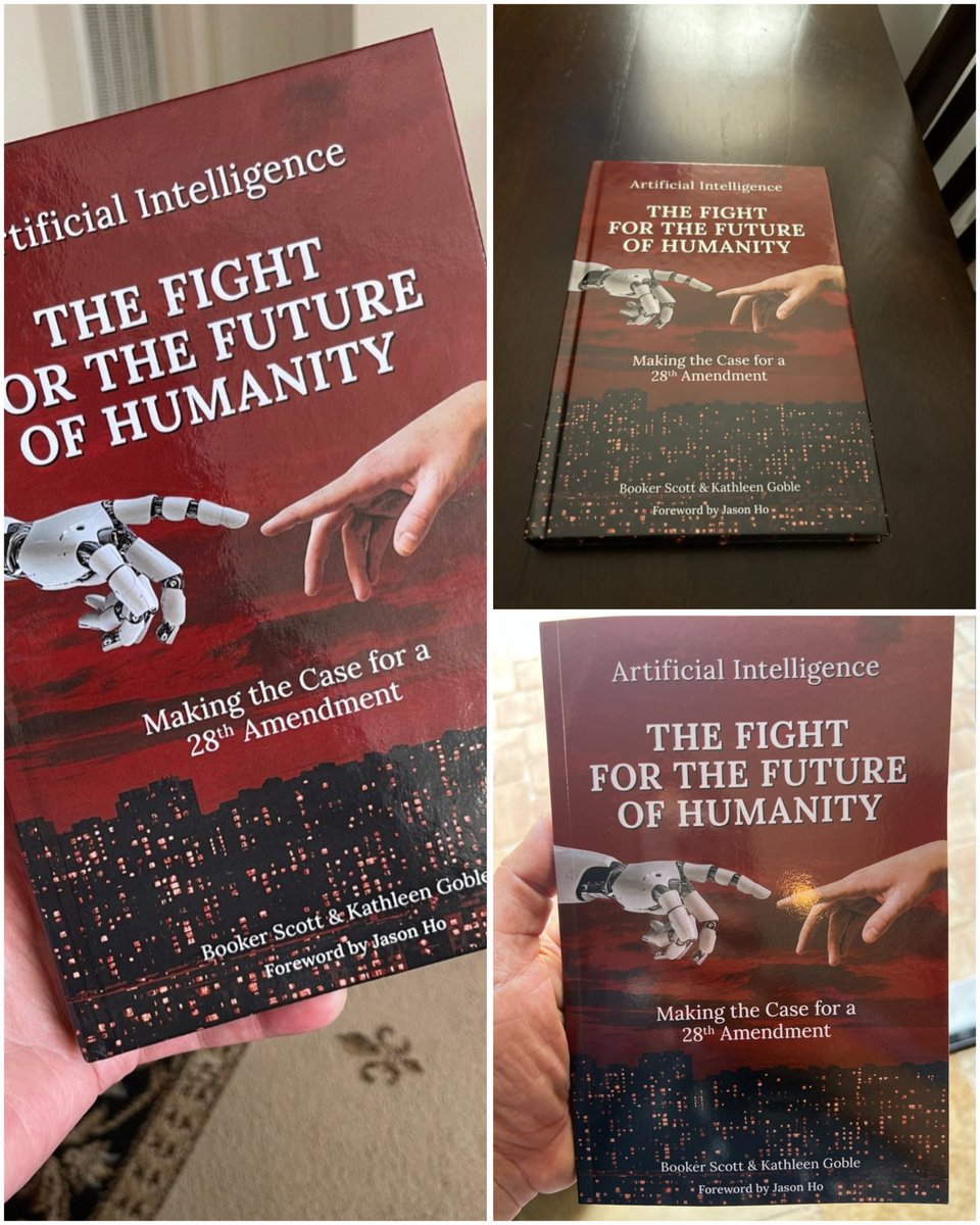 Booker (@realbookerscott) on Twitter photo Thanks to everyone who has purchased our new book about what AI does, what it will do, and what we can do about it.
And, I love getting the pictures of your $16.99 purchase on Amazon. Keep the pics coming!!!
Thank you.
<a href="/kathleen_goble/">Kathleen Goble 🇺🇸</a> Thanks to everyone who has purchased our new book about what AI does, what it will do, and what we can do about it.
And, I love getting the pictures of your $16.99 purchase on Amazon. Keep the pics coming!!!
Thank you.
<a href="/kathleen_goble/">Kathleen Goble 🇺🇸</a>